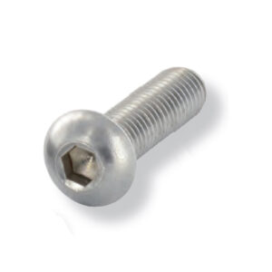 TBBM860 Vite brugola M8 in INOX, lunghezza 60mm, testa bombata con cava esagonale, uso con profili modello EASY CLAMP e spessore pannello 37-43mm (100 PEZZI) - ORBIS OB620803