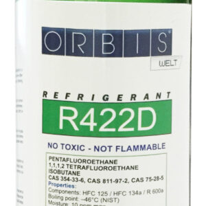 Gas R 422 D Bombola gas capacità 1 Litro - ORBIS OB576121