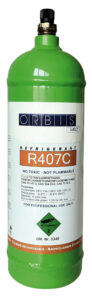 Gas R 407 C Bombola gas capacità 1 Litro - ORBIS OB576130