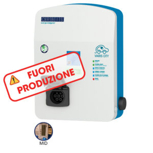 VIARIS CITY BT2SHE74 MONOFASE 7.4 kW 32A, 1 presa TIPO 2 e SHUTTER, contatore MID, lettore carte RFID - ORBIS OBY2P00112