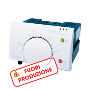ENOX SW Termostati elettronici da incasso, funzione riscaldamento/condizionamento/notte, regolazione tipo ON/OFF o proporzionale, 230V - ORBIS OB325900