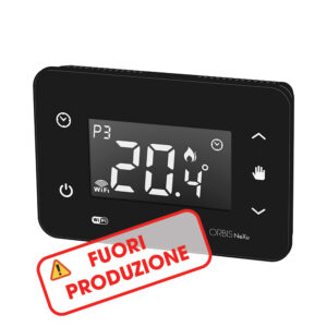 NEXU WiFi NERO Cronotermostato digitale da parete comunicazione WiFi, programmazione settimanale, alim. 230V - ORBIS OB326210