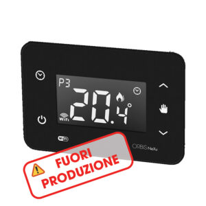 NEXU IN WiFi NERO Cronotermostato digitale da incasso comunicazione WiFi, programmazione settimanale, alim. 230V - ORBIS OB326310