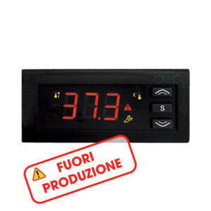 SCL210L-E5010ZP TERMOREGOLATORE DIGITALE da RETROQUADRO 32x74, IN: 1 sonda TC J-K e 1 digitale, OUT: 1 relè, campo lavoro 0°C +999°C, 230 V - ORBIS OB531060