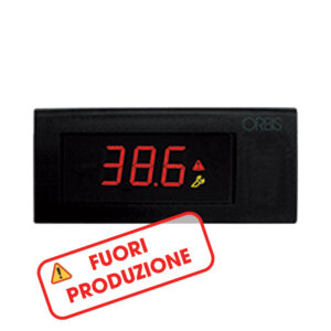 SCL12L-A1000ZP TERMOMETRO DIGITALE da RETROQUADRO 32x74, IN: 1 sonda PTC, OUT: no, campo lavoro -50°C +150°C, 12-24 V AC/DC - ORBIS OB531135
