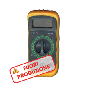 SD-50 MULTIMETRO DIGITALE, misurazione: tensione DC e AC, corrente DC, resistenza,prova diodi - ORBIS OB537030