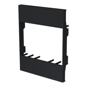 COVER per serie civile LN, 3 moduli, colore NERO - ORBIS OB910210