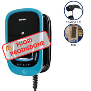 VIARIS COMBI+ CT2E22ETH TRIFASE 22 kW 3x32A, 1 CAVO e CONNETTORE TIPO 2 lunghezza 5m, contatore MID, Ethernet, lettore carte RFID - ORBIS OB94P720KB2