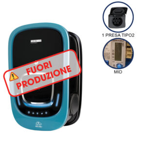 VIARIS COMBI+ BT2E22ETH TRIFASE 22 kW 3x32A, 1 PRESA TIPO 2 e SHUTTER, contatore MID, Ethernet, lettore carte RFID - ORBIS OB94P7C0KB2