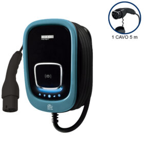 VIARIS UNI CT222 TRIFASE 22 kW 3x32A, 1 CAVO e CONNETTORE TIPO 2 lunghezza 5m, lettore carte RFID - ORBIS OBU7A000112