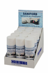 SANIFORB KIT Espositore di 12 Bombolette da 400 ml - ORBIS OB576230