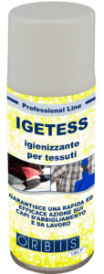 IGETESS 400 ml, Igienizzante per tessuti, garantisce una rapida ed efficace azione sui capi d'abbigliamento e da lavoro - ORBIS OB576243