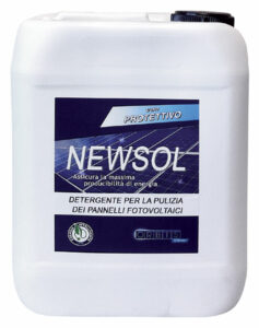 NEWSOL 10K Detergente per pannelli fotovoltaici/pannelli solari, tanica 10 Kg - ORBIS OB620954