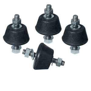 AVP 3922 kit di 4 supporti antivibranti, passante, altezza 22mm, portata per KIT 50 kg - ORBIS OB581460