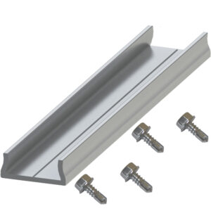 GSLIM-R Giunto lineare INTERNO in ALLUMINIO per profili famiglia: EASY SMALL, EASY TECH, HEAVY MAX, EASY WING, viti autoperforanti in dotazione, lunghezza 200mm (2 PEZZI) - ORBIS OB620064