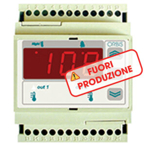 SCD213E5/A665 TERMOREGOLATORE DIGITALE MODULARE , 4 moduli DIN, IN: 1 sonda Tc J-K e 1 digitale, OUT: 2 relè, campo lavoro 0°C +999°C, 230 V - ORBIS OB531075