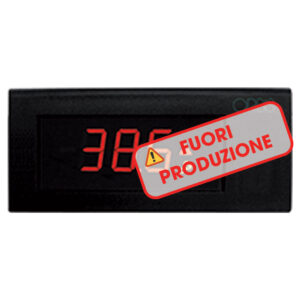 SCL10L-EA000ZP TERMOMETRO DIGITALE da RETROQUADRO 32x74, IN:1 sonda PTC o NTC, OUT:no, campo lavoro -50°C +150°C, 230 V - ORBIS OB531130