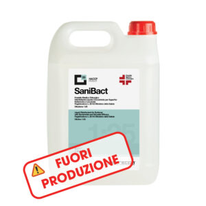 SANIBACT tanica da 5 lt, Disinfettante liquido per superfici (Presidio Medico Chirurgico) - ORBIS OB557005