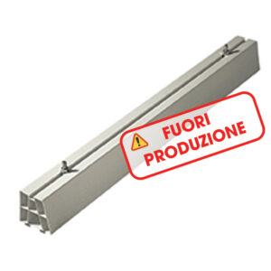 SPE 1000 Base di supporto a pavimento lunghezza 1000 mm, sezione 100x100 mm, compl. di viti e vibroflex adesivo, RAL1013, portata MAX 300 Kg (4 PEZZI) - ORBIS OB572093