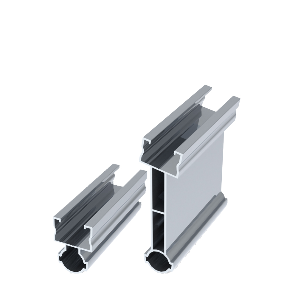 KITSB10 KIT Staffe elevatrici basculanti in alluminio, inclinazione pannello 10° composto da 1 SEL05 e 1 SEL10 - ORBIS OB620399