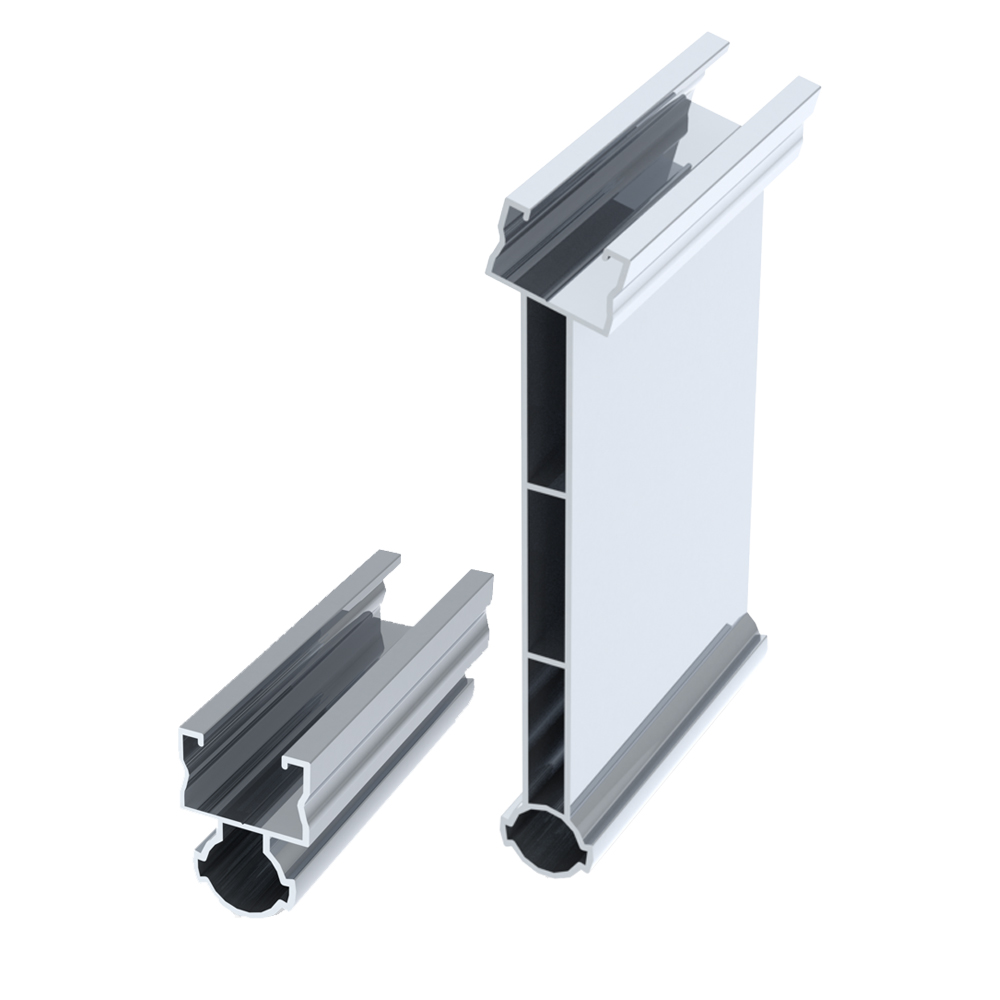 KITSB15 KIT Staffe elevatrici basculanti in alluminio, inclinazione pannello 15° composto da 1 SEL05 e 1 SEL15 - ORBIS OB620401