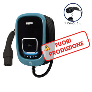 VIARIS UNI C10T274 MONOFASE 7.4 kW 32A, 1 CAVO e CONNETTORE TIPO 2 lunghezza 10m, lettore carte RFID - ORBIS OB94U2A0HA1