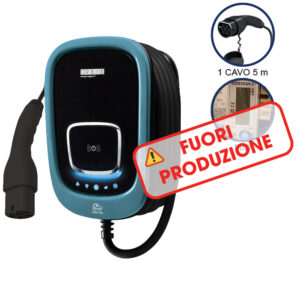 VIARIS UNI CT2E22 TRIFASE 22 kW 3x32A, 1 CAVO e CONNETTORE TIPO 2 lunghezza 5m, contatore MID, lettore carte RFID - ORBIS OBU7A003112