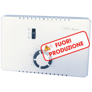 PLAN SW Termtermostati elettronici da semincasso/parete, funzione riscaldamento/condizionamento/OFF, colore BIANCO, 230V - ORBIS OB325910