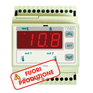 SCD210E7/A665 REGOLATORE DIGITALE UMIDITà e PRESSIONE MODULARE, 4 moduli DIN, IN: 1 da 4-20mA, OUT: 1 relè, campo lavoro %RH o bar,230 V - ORBIS OB531095