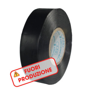 NE2525-13 NERO Nastro isolante, spessore 0.13mm, dimensioni: 25 mm x 25 m, confezione 96 pz (96 PEZZI) - ORBIS OB550204