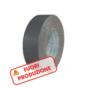 GR1510-13 GRIGIO Nastro isolante, spessore 0.13mm, dimensioni: 15 mm x 10 m, confezione 200 pz (200 PEZZI) - ORBIS OB550212