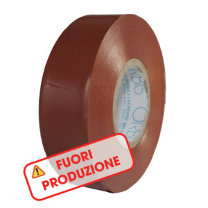 MA1925-13 MARRONE Nastro isolante, spessore 0.13 mm, dimensioni: 19 mm x 25 m, confezione 120 pz (120 PEZZI) - ORBIS OB550286