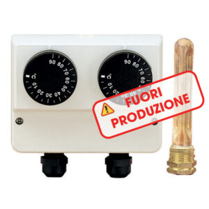 TS 9530 Termostato scatolato, dispositivo interno: termoregolatore a capillare, campo regolazione 0 - 90 °C, IP40 - ORBIS OB581155