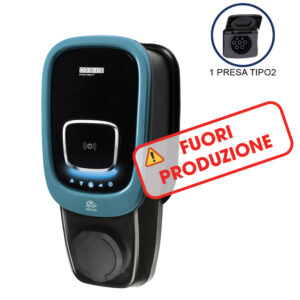 VIARIS UNI BT222 TRIFASE 22 kW 3x32A, 1 PRESA TIPO 2, lettore carte RFID - ORBIS OB94U7C0HA1