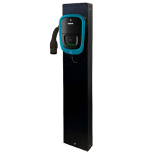 COMON UNI Sostegno MONOFACCIALE a colonnina in metallo per le stazioni di ricarica VIARIS UNI, colore NERO, altezza 1500mm - ORBIS OB900525