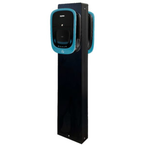 COBIF COMBI+ Sostegno BIFACCIALE a colonnina in metallo per le stazioni di ricarica VIARIS COMBI+, colore NERO, altezza 1500mm - ORBIS OB900553
